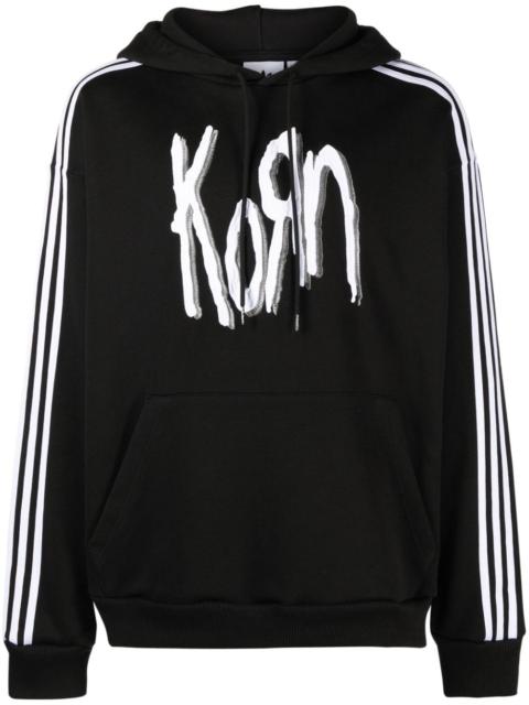 adidas x Korn embroidered hoodie