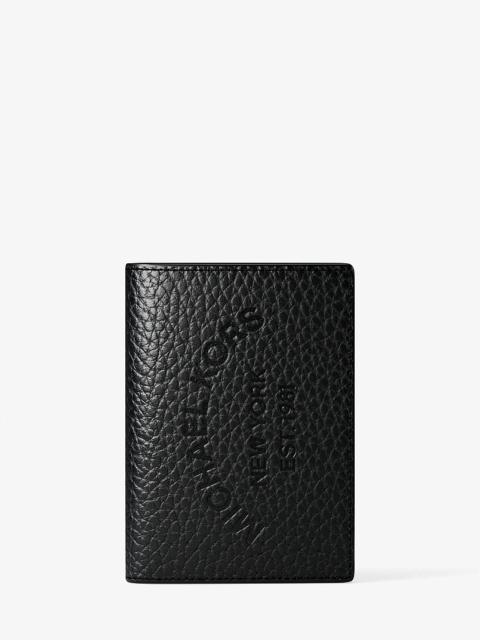 MICHAEL KORS Cooper Pebbled Leather Bi-Fold Card Case