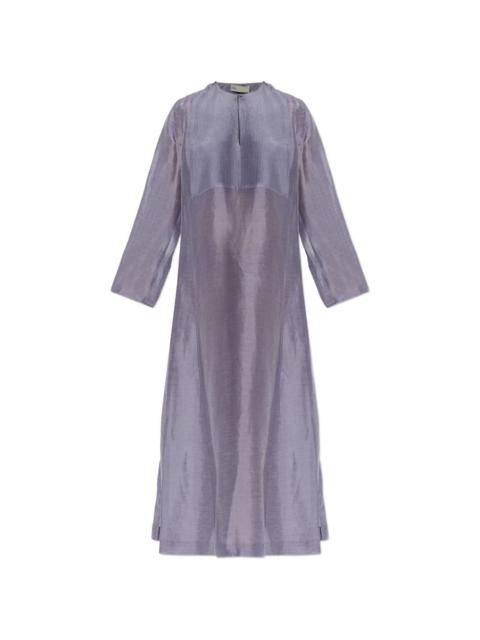 TORY BURCH pleated button dress
