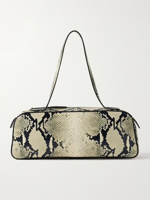 KHAITE Simona snake-effect leather shoulder bag Snake print
