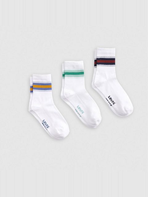 Levi's VARSITY STRIPE SHORT CUT SOCKS (3-PACK)