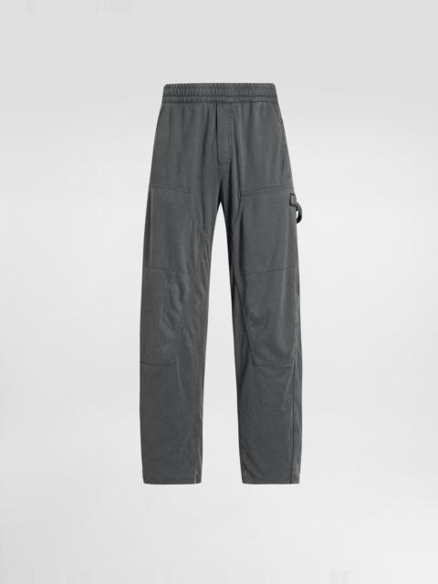 Dolce & Gabbana Jersey trousers with vintage treatment