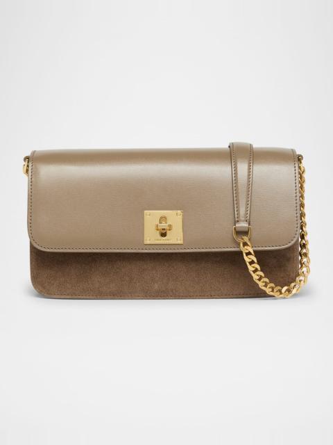Golden Goose Gioia Flap Leather Shoulder Bag