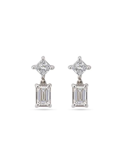 STONE AND STRAND LAB-Created Looking Glass Drop Earrings