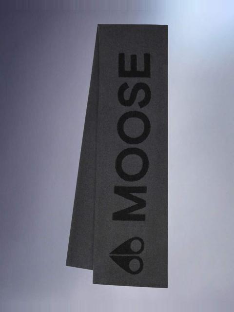 MOOSE KNUCKLES LOGO SCARF