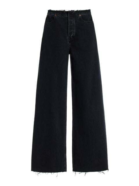 The Baggy Rigid Low-Rise Wide-Leg Jeans black