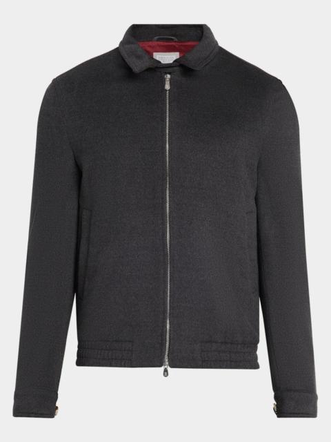 Brunello Cucinelli Men's Stretch-Jersey Jacket