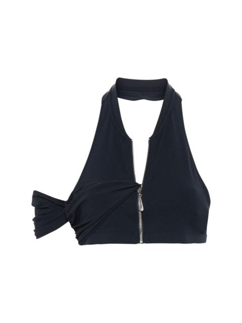 x Jacquemus halterneck cropped top