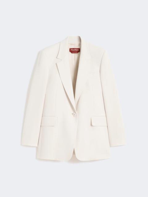 Max Mara BOSCO Single-breasted cady blazer - BEIGE