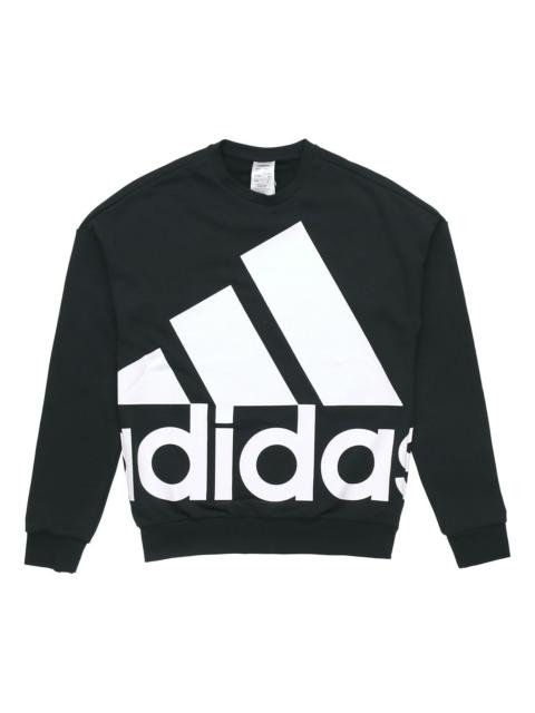 adidas adidas M FAV BL SWT Round Neck Athleisure Casual Sports Pullover Black GK0617