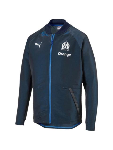 PUMA Olympique de Marseille logo-print jacket
