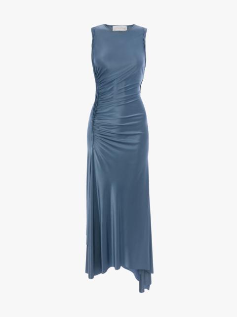 Victoria Beckham Twist Dress In Stone