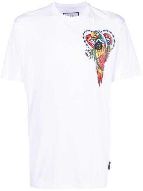 PHILIPP PLEIN Hawaii SS round neck T-shirt