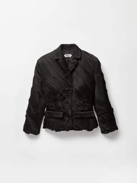 VERSACE Draped Envers-Satin Blazer