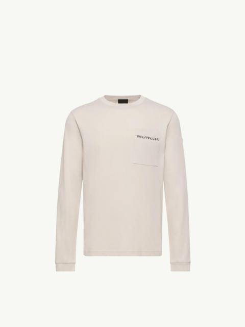 Moncler Logo Cotton Long Sleeve T-Shirt