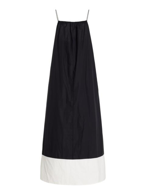 Exclusive Lanney Organic-Cotton Maxi Dress black/white