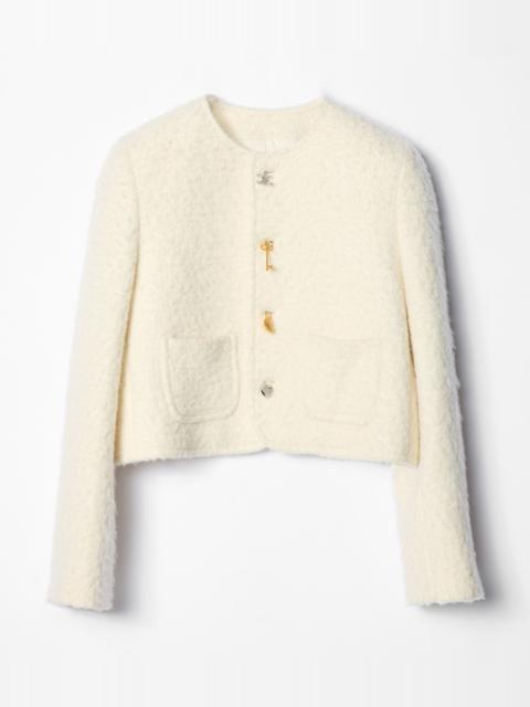 CELINE icone jacket IN cashmere and wool natté