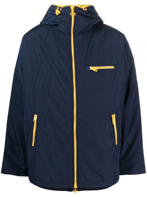 Diesel hooded logo-print jacket
