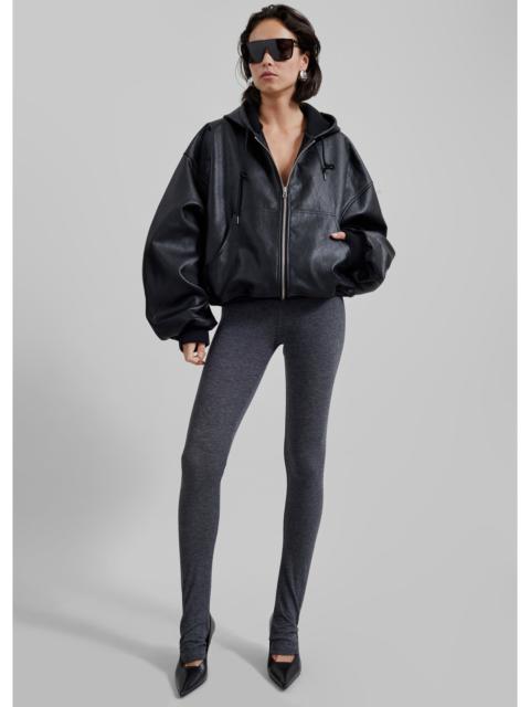 The Frankie Shop Santiago Faux Leather Jacket - Black