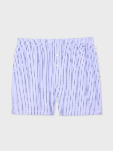 Paul Smith Blue Stripe Boxer Shorts