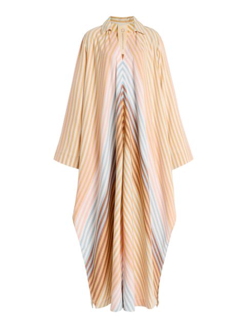MARRAKSHI LIFE The Striped Cotton Caftan multi