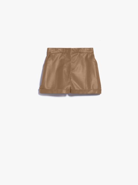 ANDORRA Nappa leather shorts