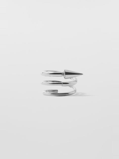 SUNNEI MEDIUM SPIRAL EAR-RING / silver