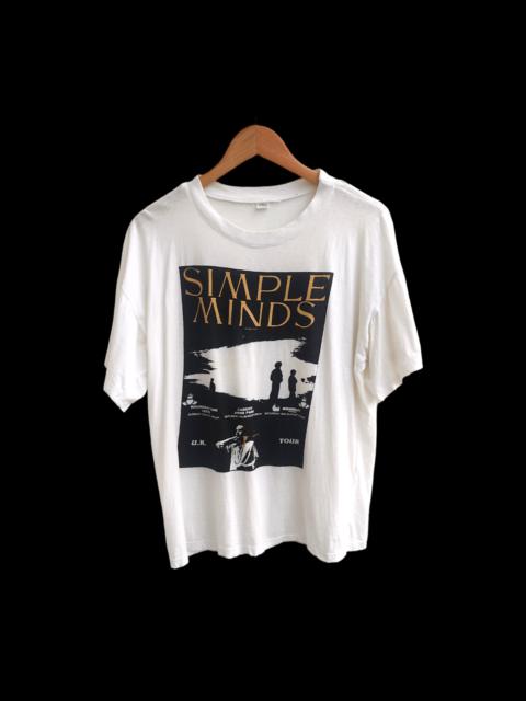 Other Designers Band Tees × Vintage - 💥RARE❗Vtg 80s SIMPLE MINDS UK Tour 1989 T-shirt