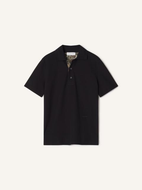 Lanvin POLO SHIRT IN PIQUE COTTON