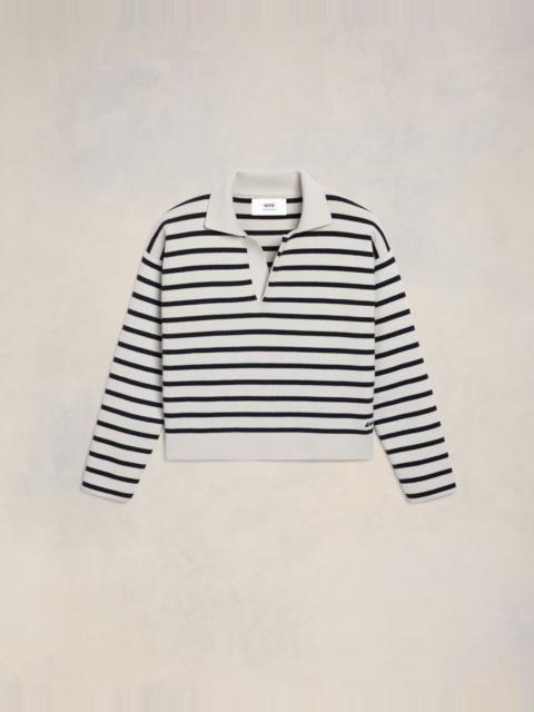 AMI EMBROIDERY SAILOR POLO