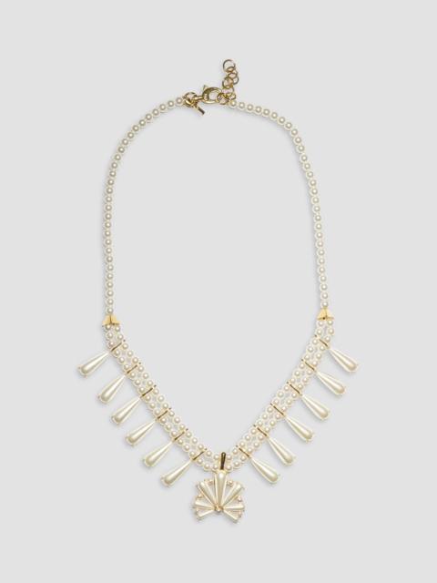 LELE SADOUGHI Women's Gilded Frontier Scallop Blossom 14K-Gold-Plated & Imitation Pearl Necklace - Pearl