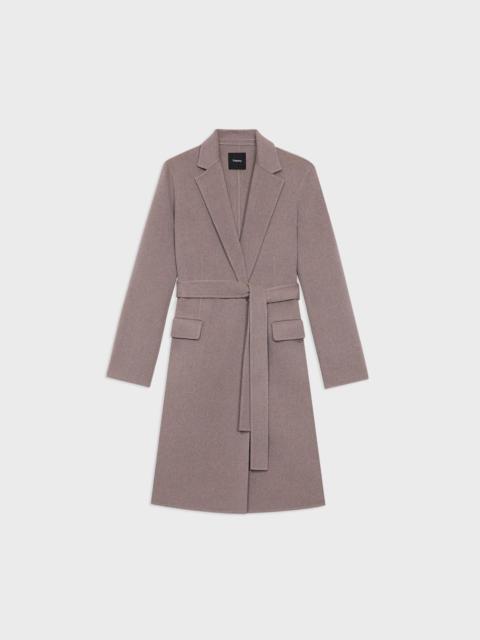 Theory Wrap Coat in Double-Face Wool-Cashmere