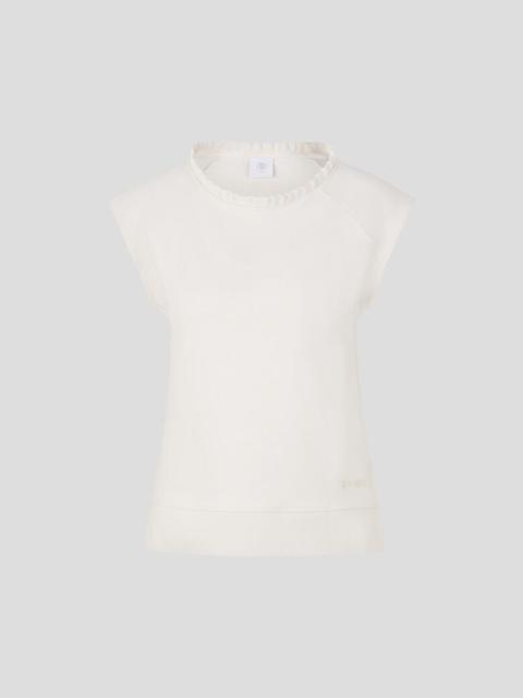 BOGNER Isabel Short-sleeve sweater in Off-white