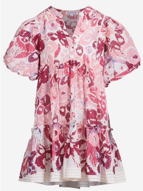 Poupette St Barth Mini Dress Aria for girls - Pink Pencilleo