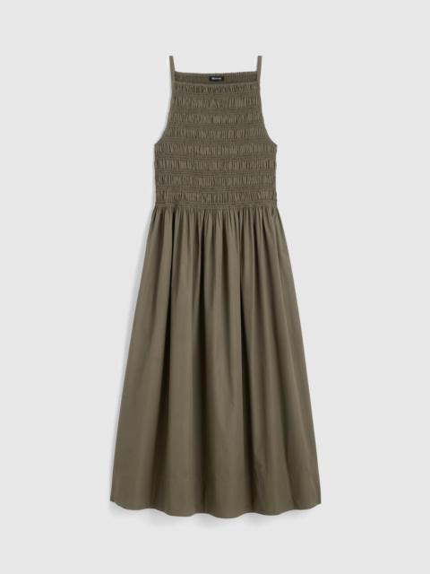 Madewell Smocked High-Neck Mini Dress