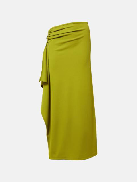 CHRISTOPHER ESBER Crystal Pendant maxi skirt