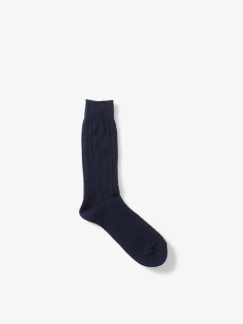 Norse Store SMU Cashmere Cable Socks