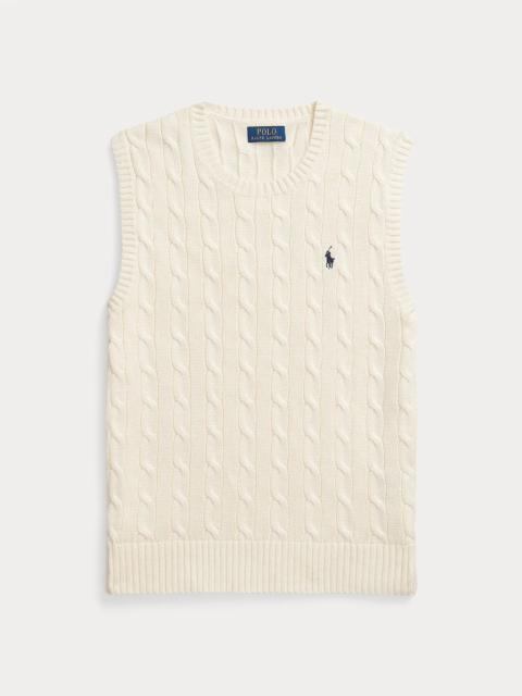 Polo Ralph Lauren Cable-Knit Cotton Sweater Vest
