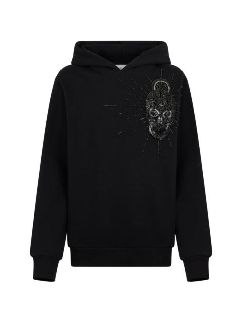 PHILIPP PLEIN skull-embellished hoodie