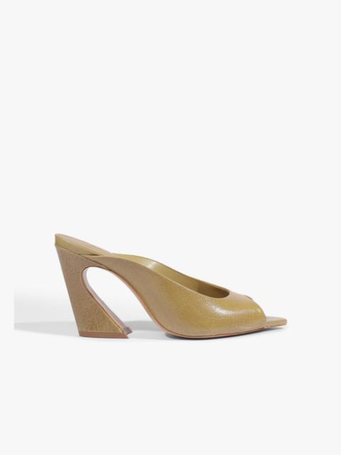 SCHUTZ Lexi Block Mule Leather Sandal
