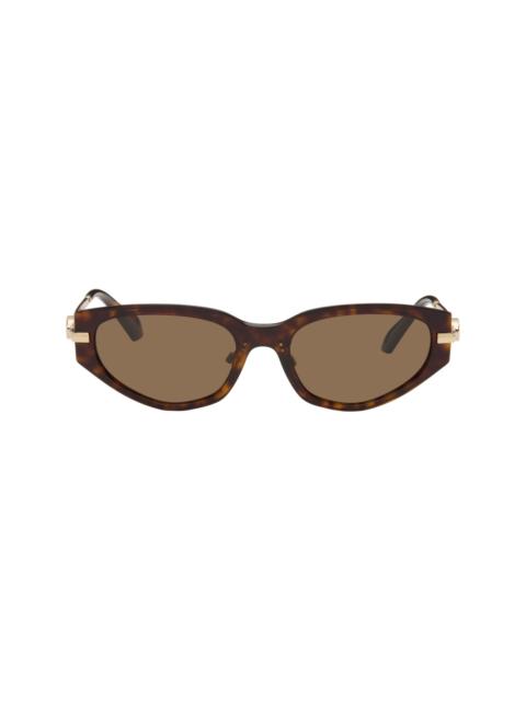 Burberry Brown Oval Sunglasses