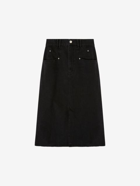 DIPOMA DENIM MIDI SKIRT