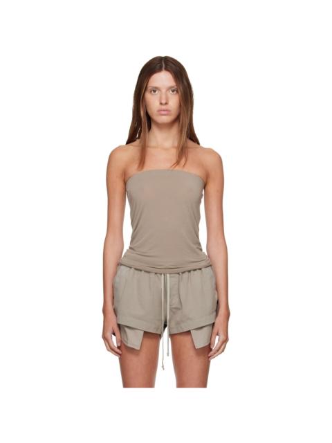 Rick Owens Lilies Gray Tower Tube Top