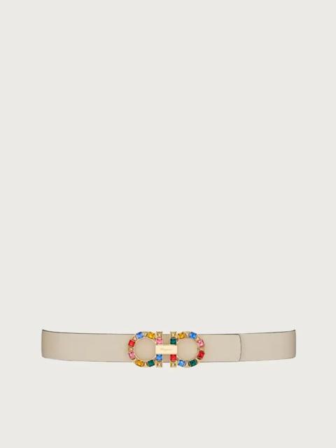 FERRAGAMO REVERSIBLE AND ADJUSTABLE GANCINI BELT