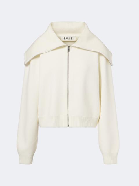 RÓHE Wool zip-up sweater