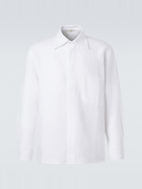 SAMAN AMEL Linen overshirt