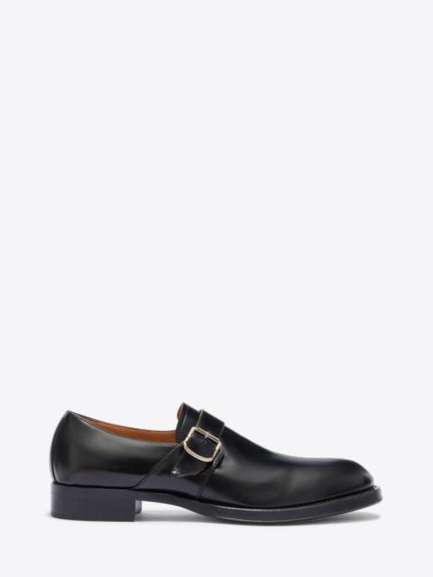 LEATHER MONK-STRAP SHOES