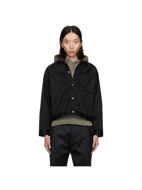 TAIGA TAKAHASHI Black Lot.309 Buckle-Backed Jacket