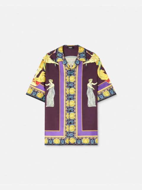 VERSACE Hall of Statues Silk Shirt