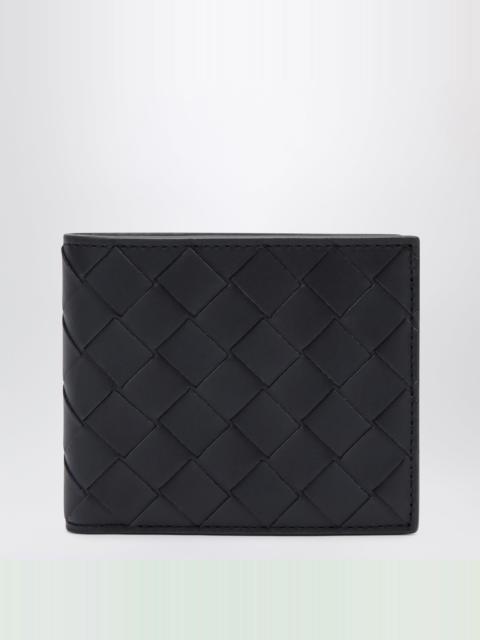 Bottega Veneta Night blue/grey Intrecciato bi-fold wallet